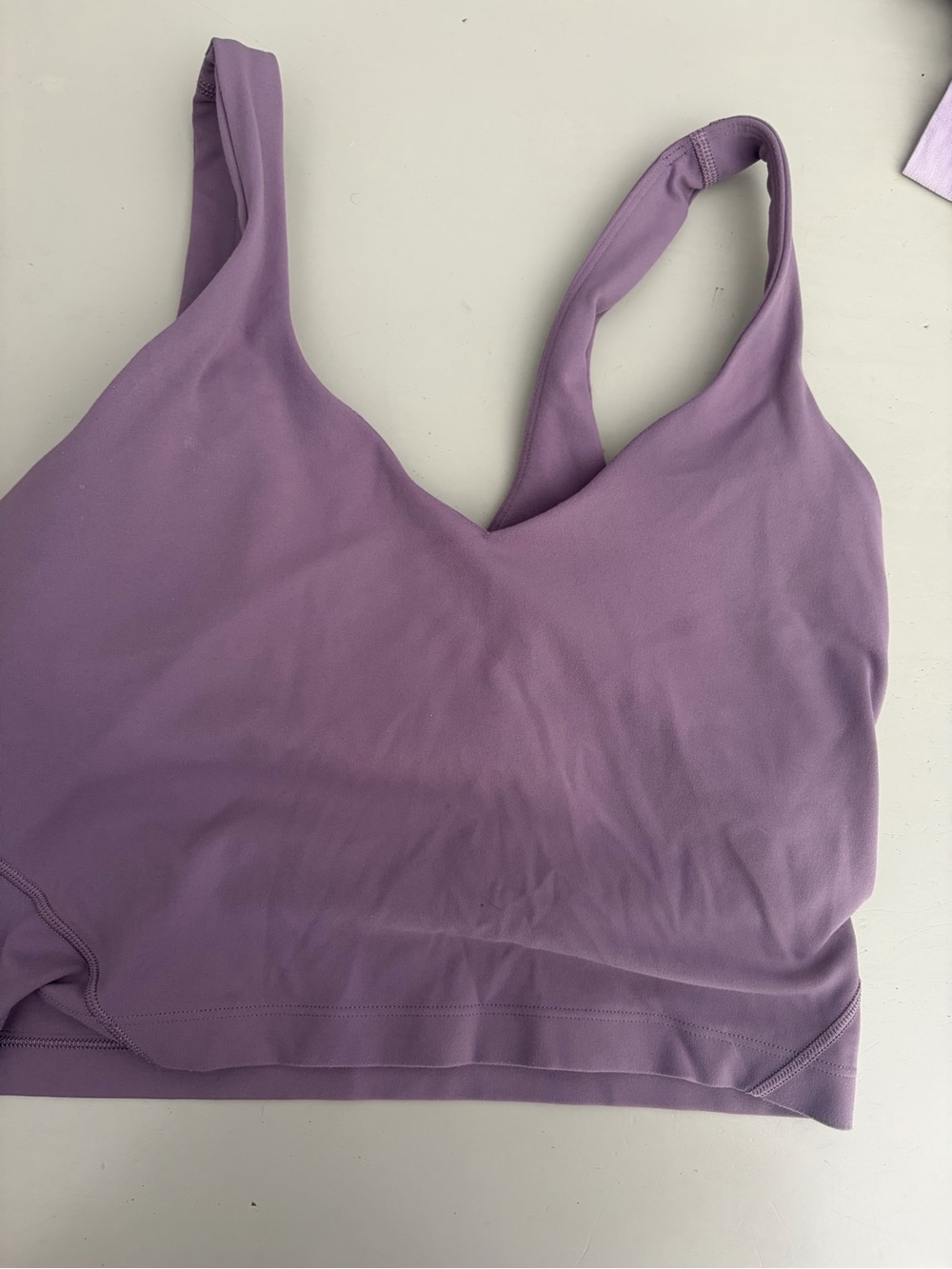 lululemon athletica Purple Lavender V-Neck Crop Bralette
